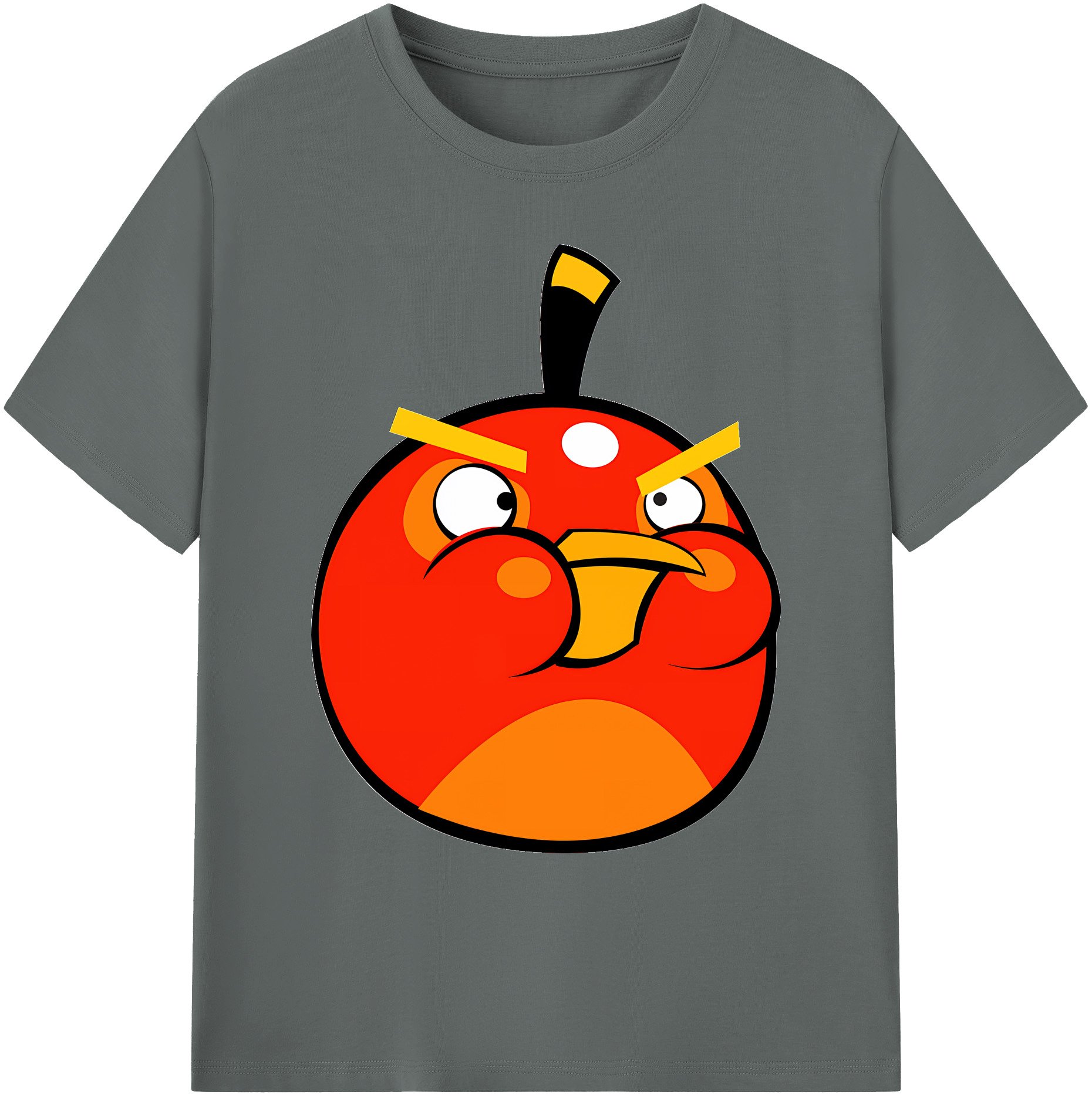（画像用） Angry Birds アングリーバード 綿100％ メンズ半袖Tシャツ｜肌触りやわらか＆通気性